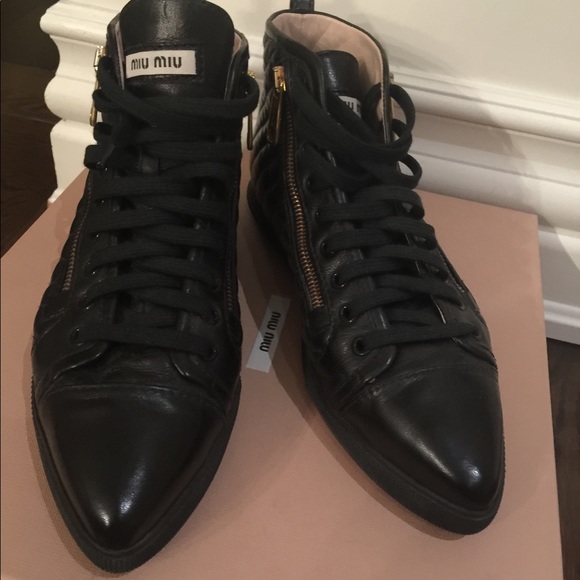 Ladies Miu Miu sneakers Size 7.5 - Picture 2 of 5